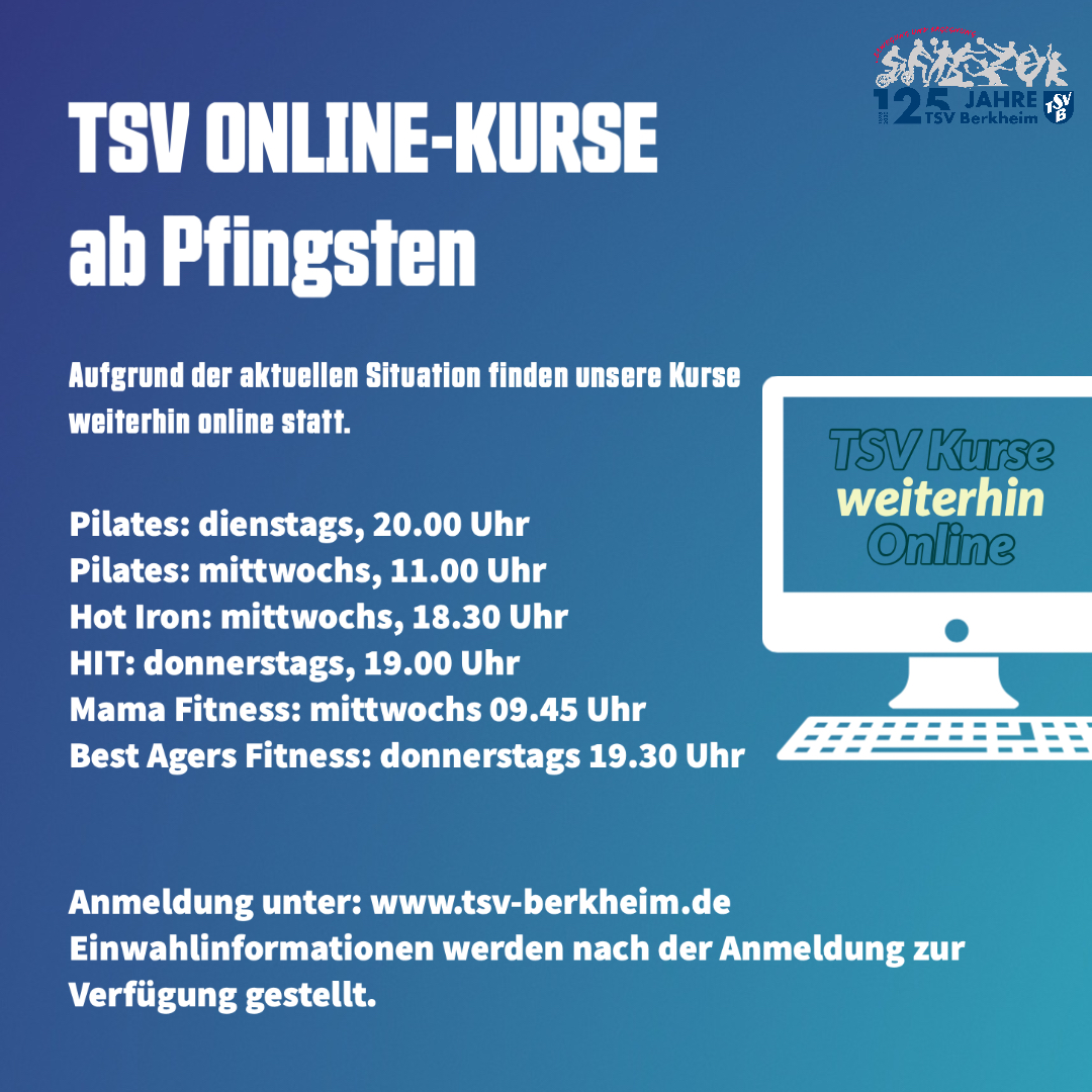 Online Kurse nach Pfingsten